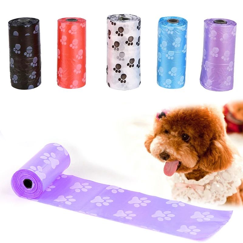 75 шт/5 рулонов для собак, кошек, мусора, чистые какашки, сменные пакеты, товары для домашних животных