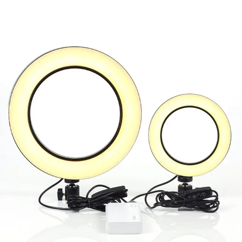20cm 26cm LED Selfie ring light with tripod for mobile with light mobile light ring rim