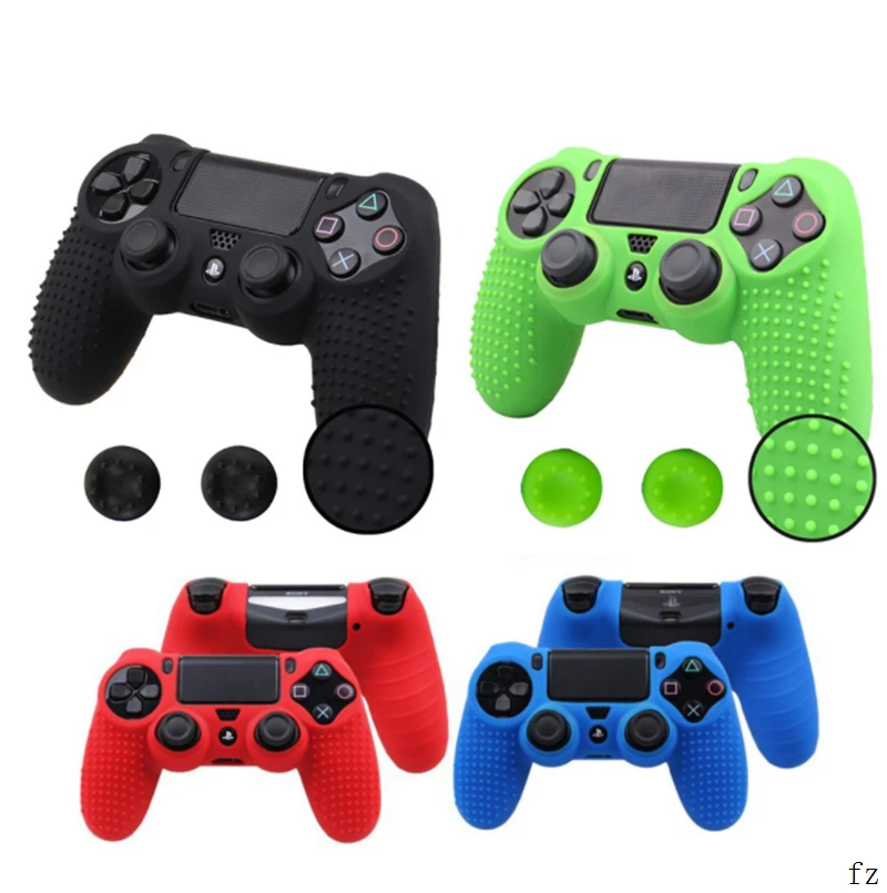 100 шт чехол для PS4 PRO игровой контроллер, Защитные чехлы для джойстика, джойстик, ручка, колпачки, защитная кожа