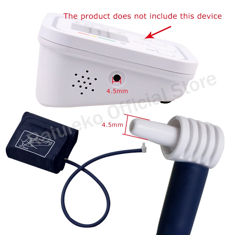 1 шт. крови Давление манжеты рукоятки цифровой Сфигмоманометр трубка тонометр