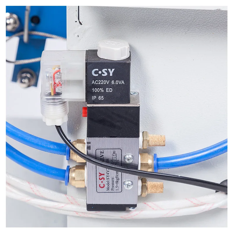 220v 500w automatic Pneumatic Double rail hot stamping machine for Bronzing/imprinting,/indentation Efficient/safe/adjustable