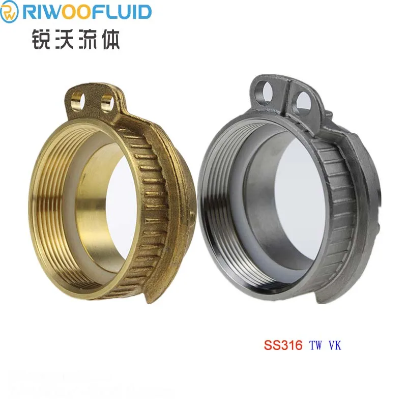 RIWOOFLUID DN50/DN80/DN100 DIN28450/EN14420-6 кованые Нержавеющая сталь SS316 TW ВК Tankwagon топливный | Фитинги для труб -1005001990522022