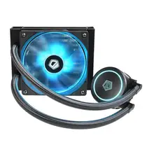 ID-COOLING AURAFLOW X 120 RGB светильник интегрированный с водяным охлаждением cpu heatsink 12V синхронная многоплатформенная пряжка