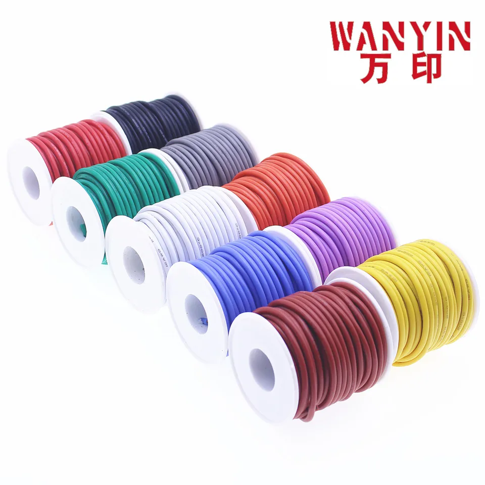 Gruiqrd Filo In Silicone A 14 Gauge 14AWG Cavo Elettrico 5 M, 2,5 - Foto 8