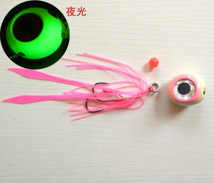 4 цвета 40 г-200 г Pesca Slider Snapper/Sea bream Jig head с юбкой lead jig jigging lure