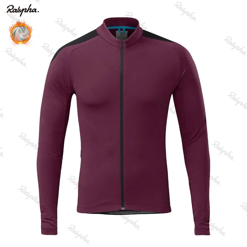 Rapha,, зимний теплый флисовый комплект для велоспорта, термальная одежда для велоспорта, одежда для езды на горном велосипеде, велосипедная форма, Ropa Ciclismo - Цвет: Winter bike shirts 5