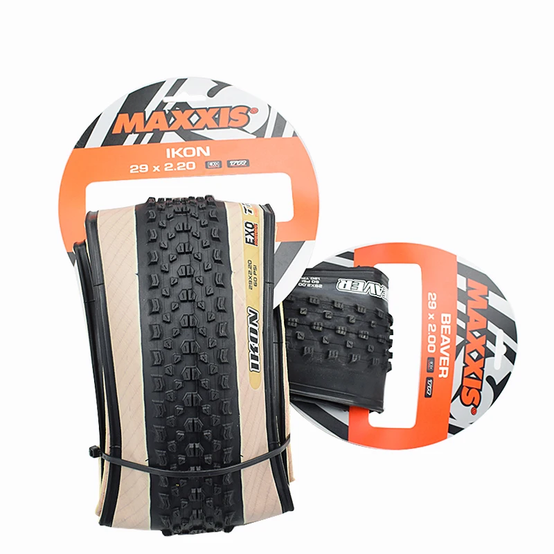 Maxxis 29*2,2 бескамерные велосипедные шины сверхлегкие 60/120 TPI EXO бескамерные готовые 29*2,0 29er бежевые боковые MTB горные велосипедные шины