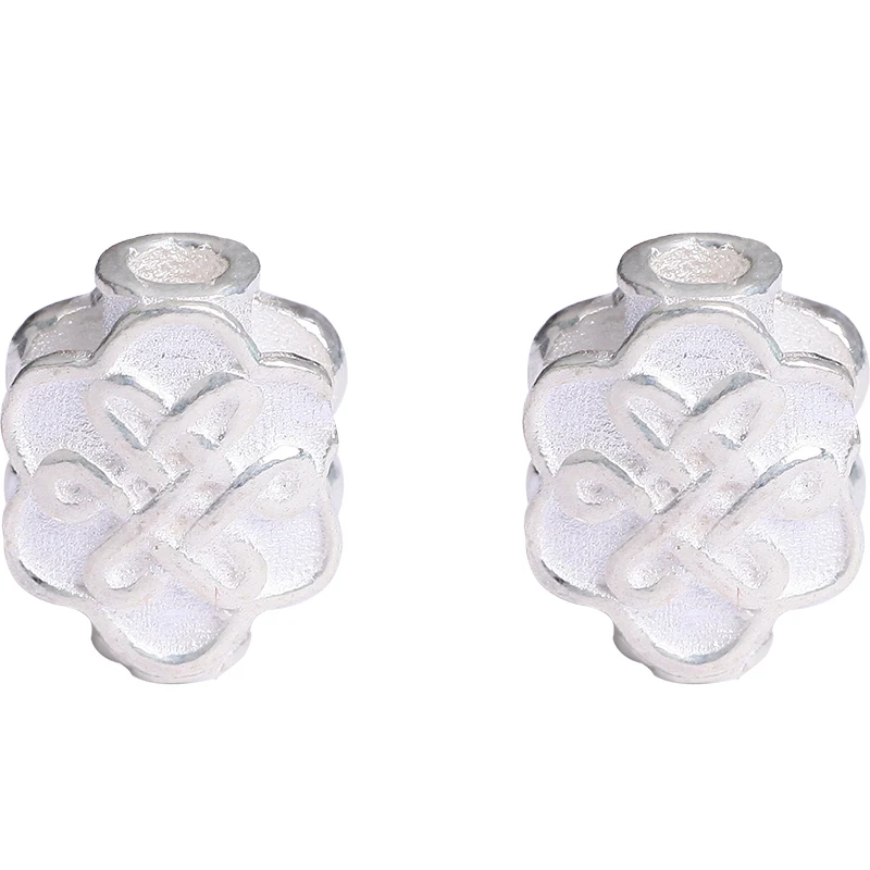 1 шт. 925 пробы серебряные разделители китайский узел бусины Шарм аксессуары для DIY ювелирных изделий браслет ожерелье изготовление аксессуаров 925164