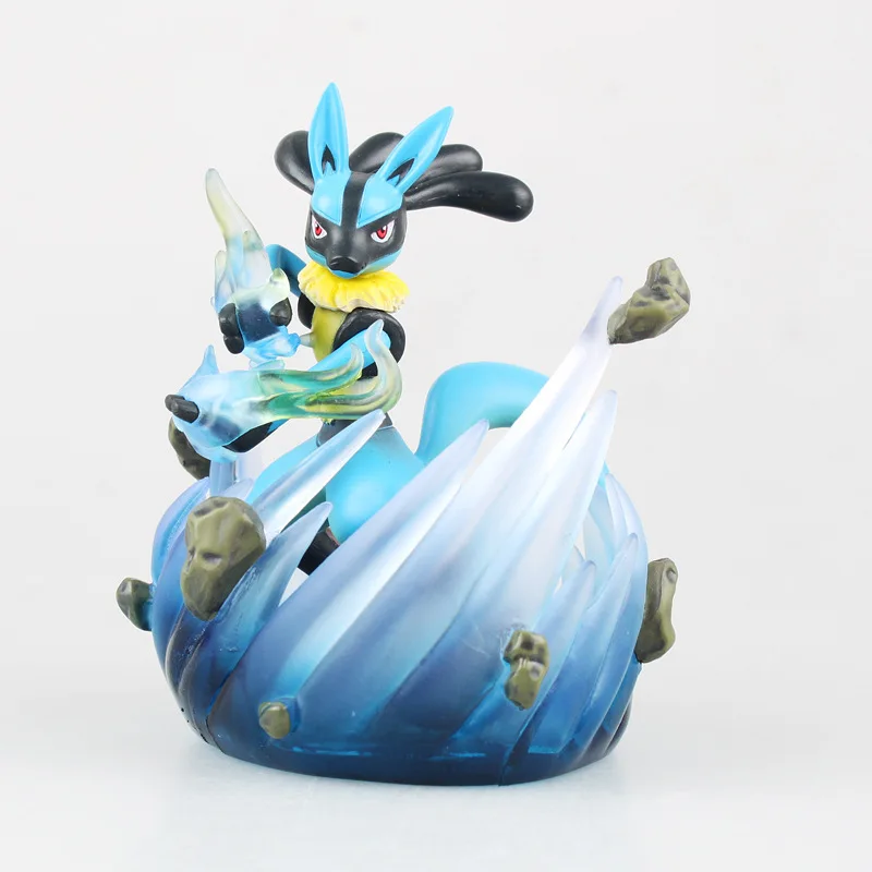 Takara Tomy украшения игрушки Lucario покемон фигурка ПВХ Модель коллекции для детей подарок на день рождения