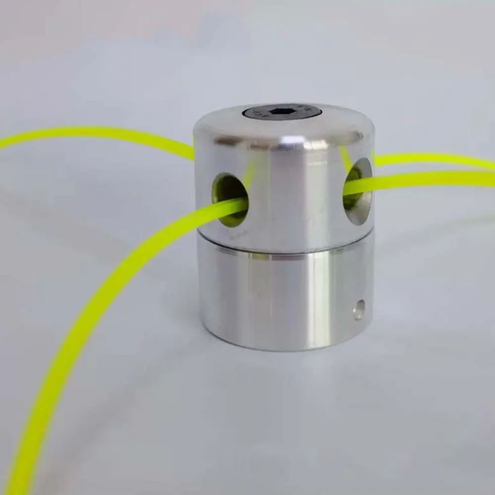 Trimmer Head Playing Straw Agricultural Use Grass Brushcutter Aluminum Silver Durable Updated Garden Tools Outdoor Coil Chain