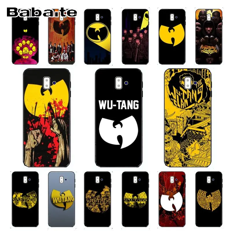Мягкий силиконовый чехол Wu Tang Clan из ТПУ для samsung Galaxy j6 plus A6 A8 A9 A10 A30 A50|Бамперы| |