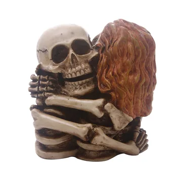 

Resin Skull Crafts Ornament Cool Skull Halloween Gift Home Decoration