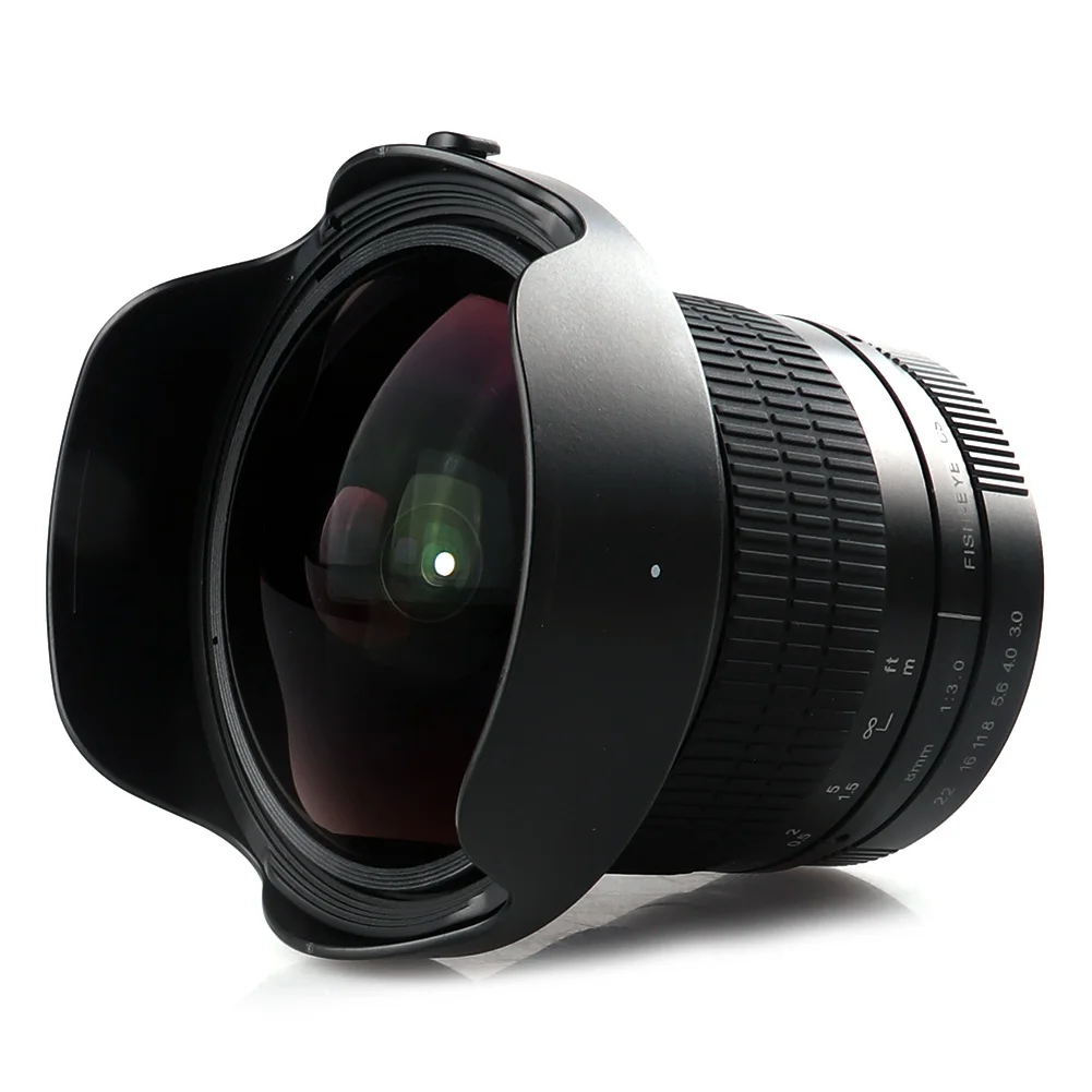 Сверхширокоугольный ручной объектив Lightdow 8 мм F/3 0 для камер Canon полукадр 1200D 760D 750D