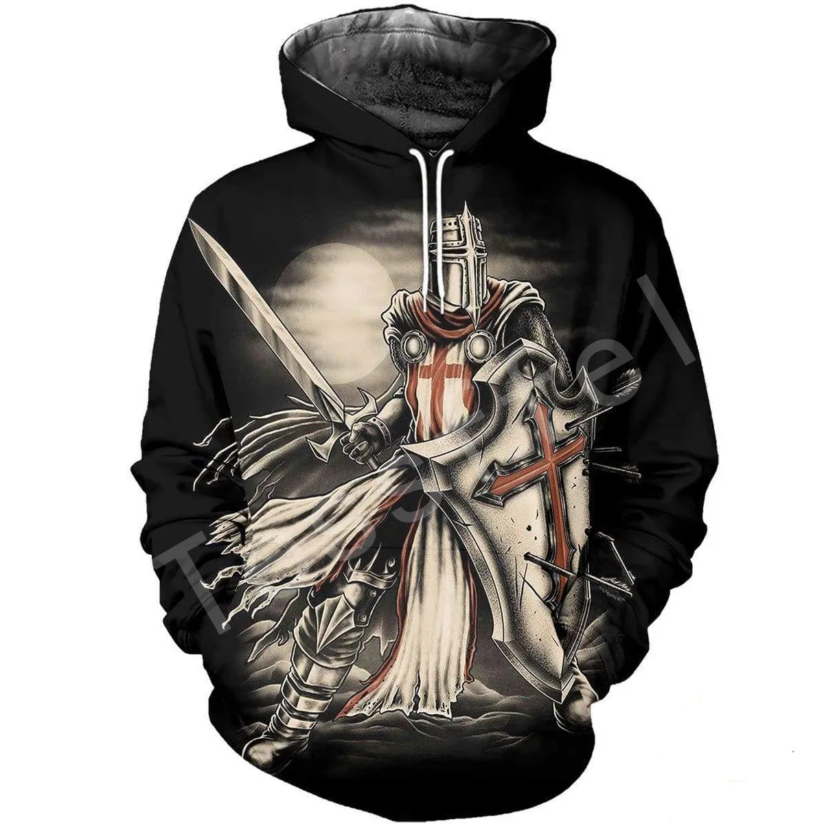 Толстовка tessвам Knight Templar cavalie с 3D рисунком толстовка куртка для мужчин и женщин в