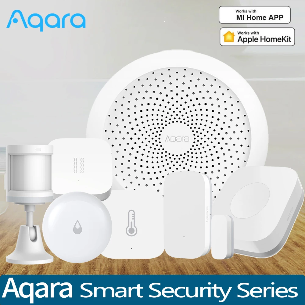 

Aqara Hub Gateway 3 wireless Switch Water Leak sensor Temperature Humidity Sensor For Homekit Xiaomi Mihome Smart Home Kits