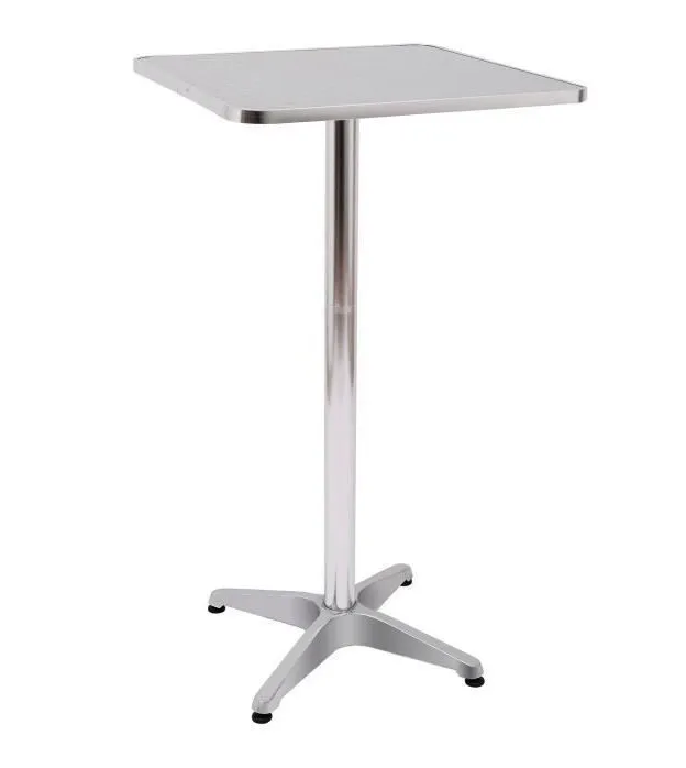 1PCS Silvery Outdoor Tables High Quality Aluminum Alloy Folding Table And Chair Set For Furniture Camping Picnics Barbecue HWC