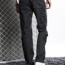 Брюки с карманами, мужские свободные повседневные мешковатые штаны, мужские комбинезоны, белые брюки, Para Hombre, для бега, осенние черные, новые GG50ck045