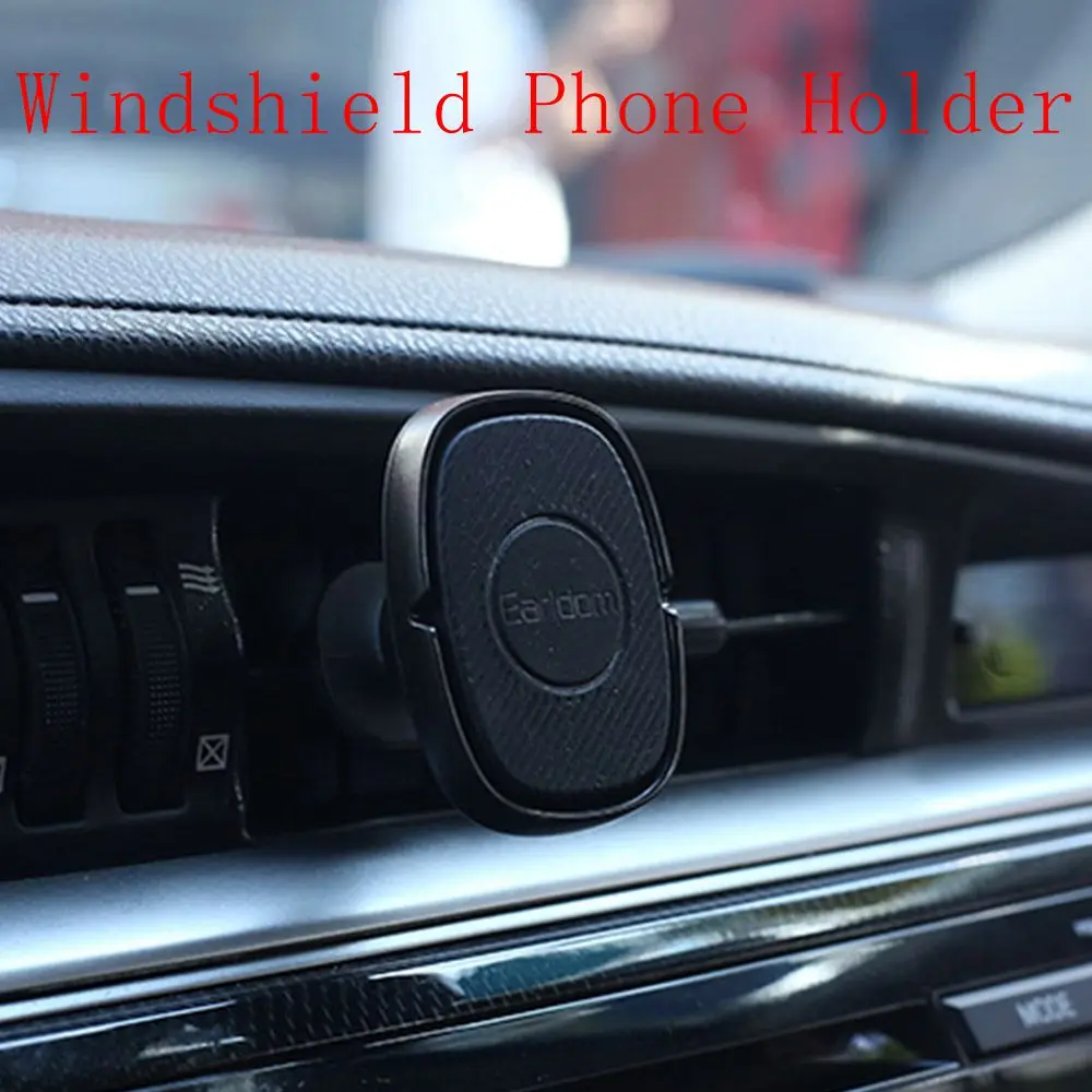 In Windshield FLOVEME универсальная Магнитная автомобильная подставка для телефона в автомобиле для samsung S9 S10 gps магнит крепление на вентиляционное отверстие поддержка мобильного телефона - Цвет: In Windshield