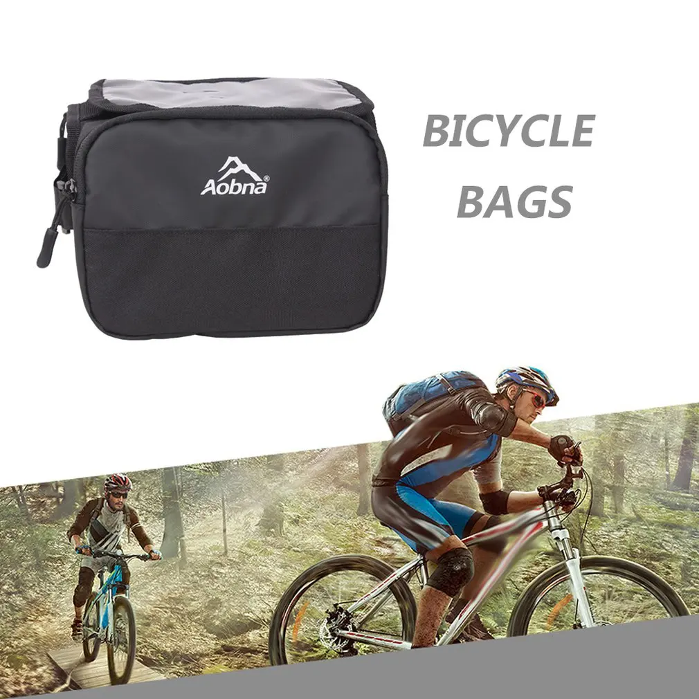 Сенсорный экран велосипедные сумки MTB горный велосипед рамка Передняя труба сумка для хранения мобильных телефонов телефон водонепроницаемый