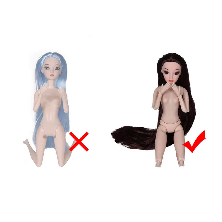 Куклы игрушки для детей brinquedo menina princesas волосы для 20 активных суставов 3D глаз DIY 30 см тело мода девушка подарок