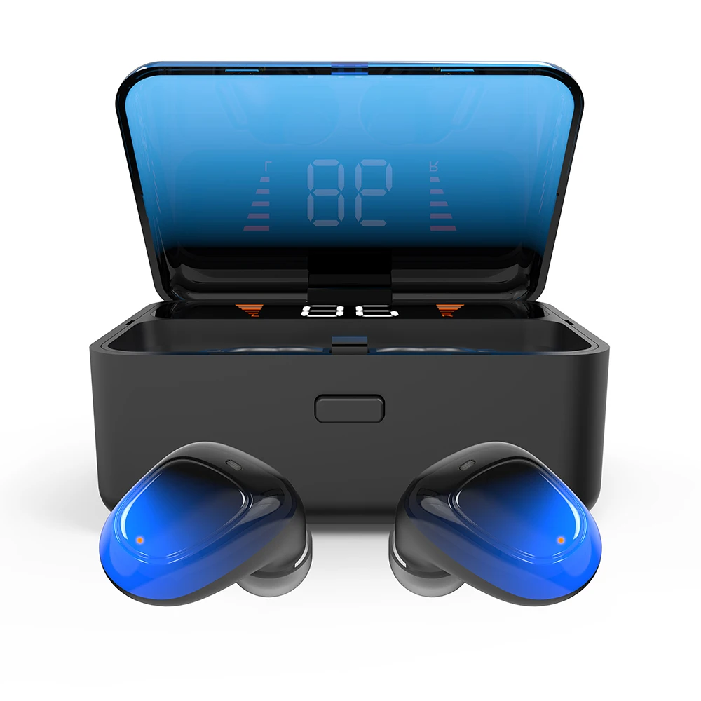 Градиентные Bluetooth наушники с сенсорным управлением громкой связи телефонная гарнитура стерео Binuaral музыкальные наушники с зарядным устройством 2000 мАч