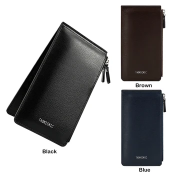 

Men Wallets Long Style High Quality Card Holder Male Purse Zipper Large Capacity Brand PU Leather Wallet For Men