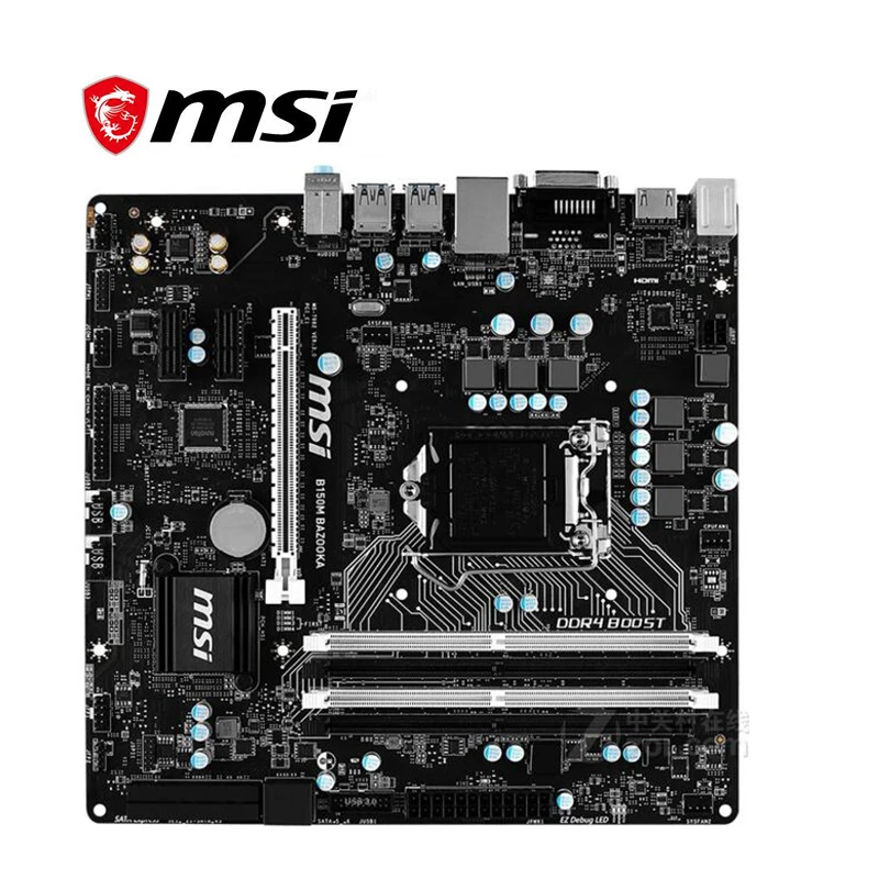 Материнская плата для MSI B150M BAZOOKA LGA 1151 DDR4 Intel B150 150M десктопная материнская SATA III USB3.0