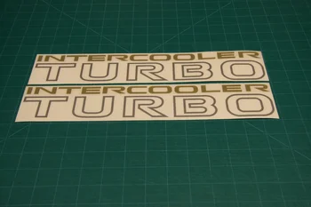 

For (2Pcs) Intercooler Turbo 240mm decals stickers graphics Pajero Shogun 4WD