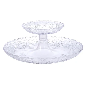 

Fruit vase 2-tier "Abundance", transparent
