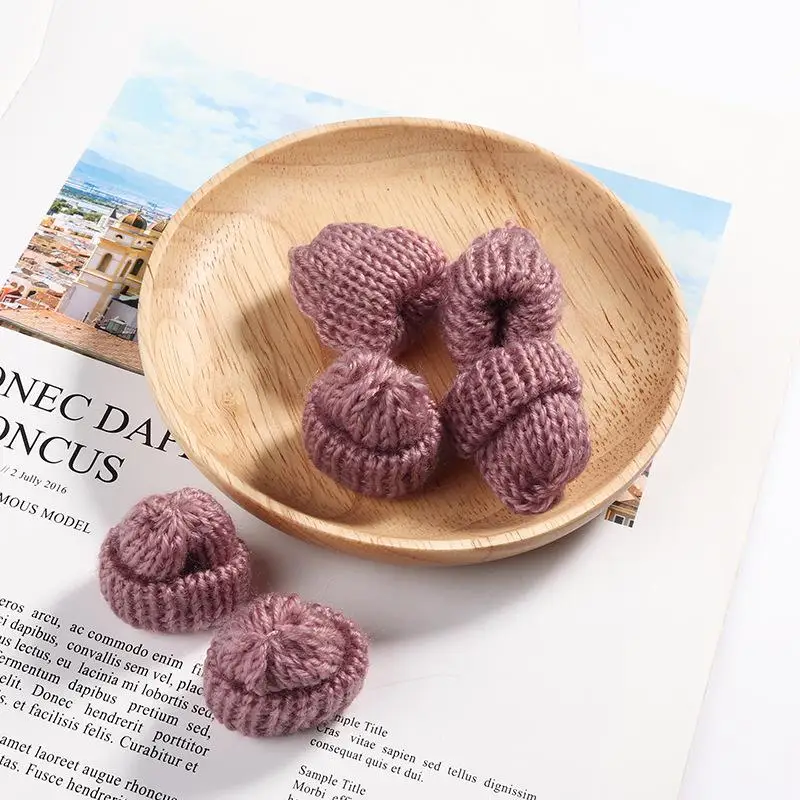 10 шт. ручной работы мини-шляпы украшения Diy чехол для телефона серьги аксессуары для волос игрушки кукла шерстяная шляпа материалы для поделок Diy - Цвет: 26