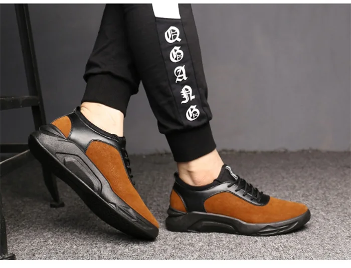 Autumn Winter Men Casual Shoes Hot Sale Round Head Leisure Men's Shoes Korean Fashion Trend Comfortable Sneakers for Men