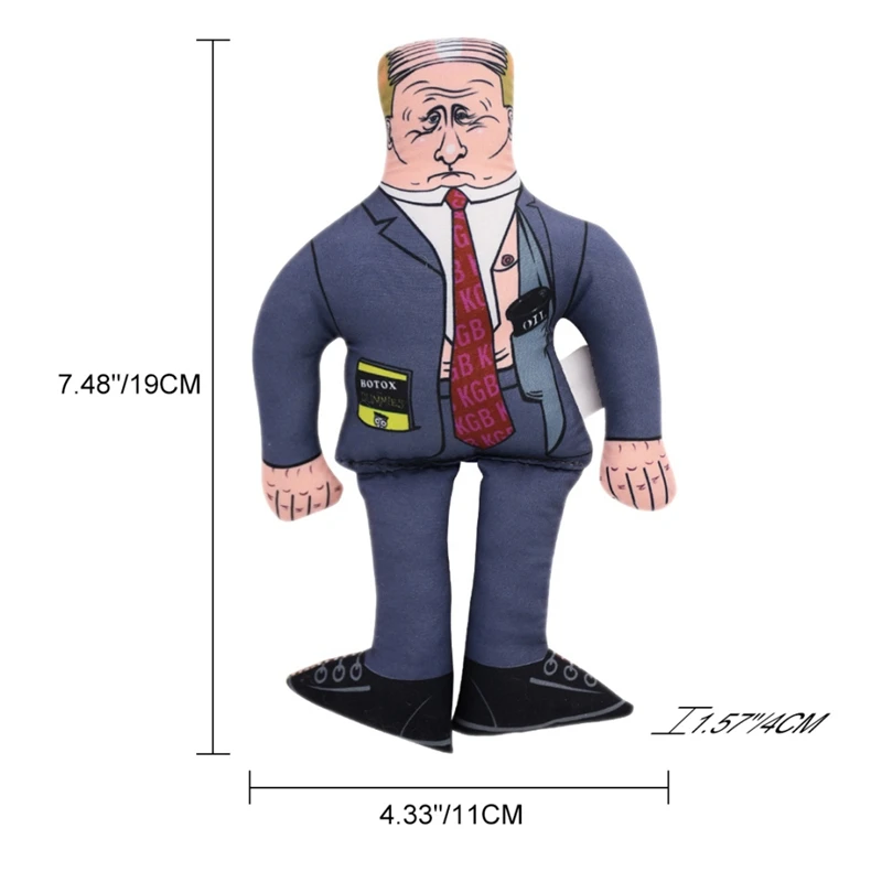 Игрушка для домашних собак, кошек, жевания, Дональда Трампа, забавная для кошек собак, молярные игрушки с пищалкой, Интерактивная Когтеточка, плюш для маленьких и крупных собак, кошек