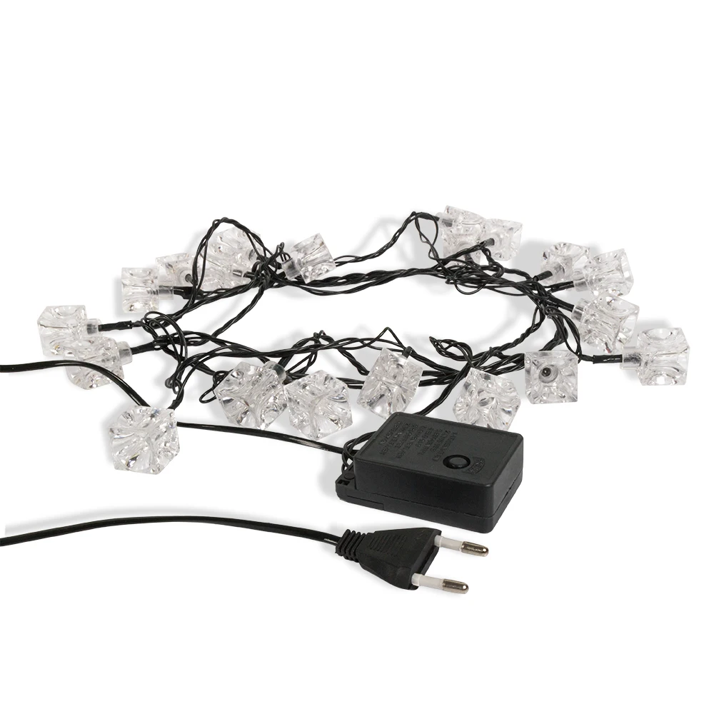 Светодиодная гирлянда NEON-NIGHT \"Кубики\" 2,8 м, 20 LED, цвет: Мультиколор