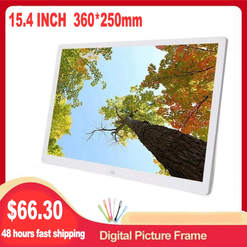 US $66.30 154 inch HD Digital Photo Frame MP3 MP4 Movie Player Alarm Photo Frames Photo Digital Photos Frames