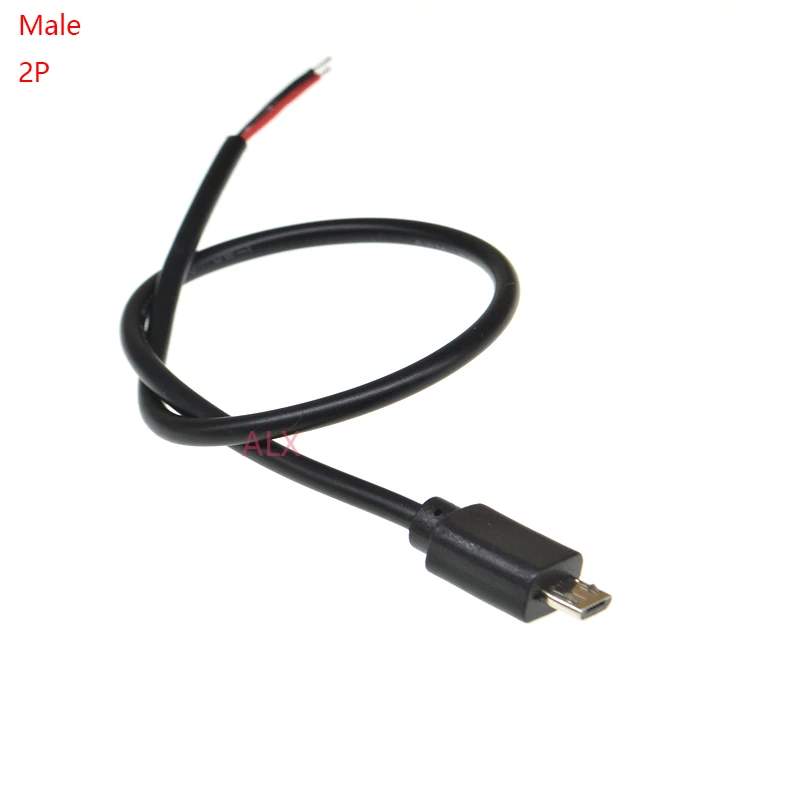 Cavi Micro USB A 2 Pin Femmina: 4 Pezzi Da 30cm Per Riparazioni E Progetti Fai Da Te