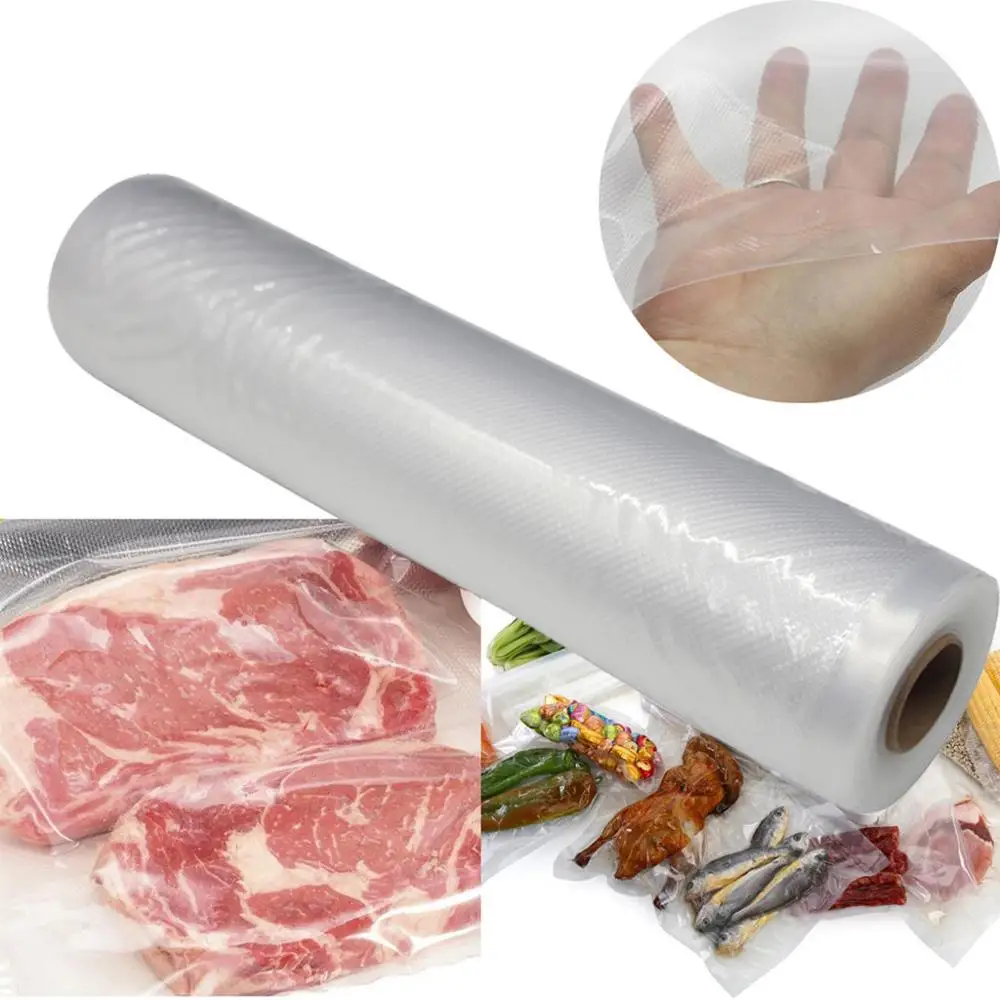 2 рулона сумки для морозильной камеры вакуумные свежие продукты щит мешок ролик