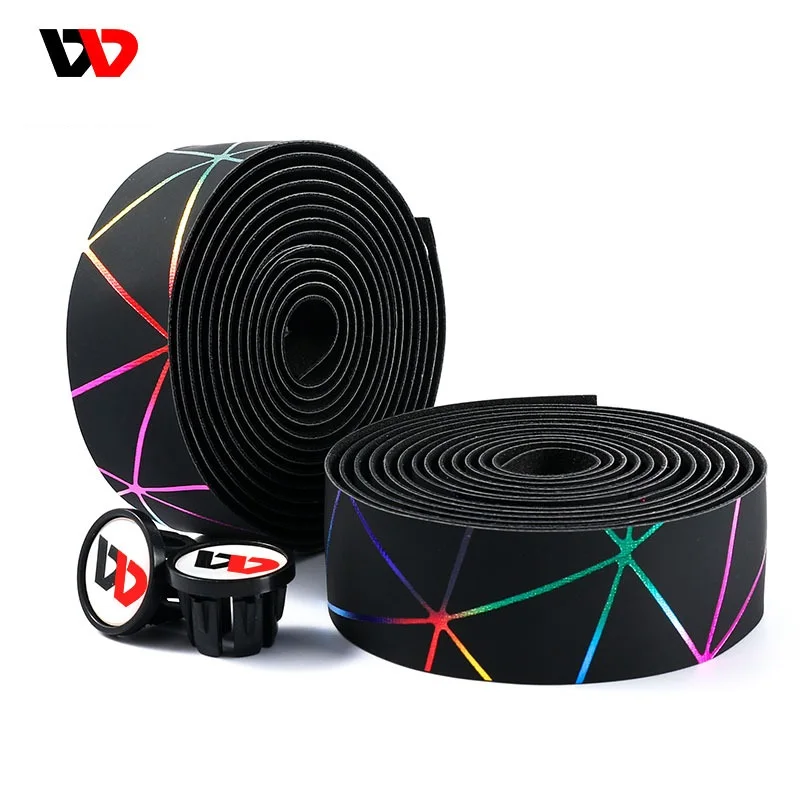 WEST BIKING road bike racing handlebar with color line straps PU non-slip riding accessories | Спорт и развлечения