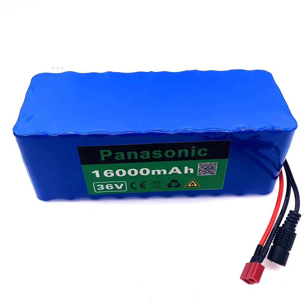 NCR18650B Panasonic Батарея 10S4P 36V 16000 мА/ч, 18650 Батарея коробка 500W Батарея 36В электрический велосипедный Батарея и БМС+ Зарядное устройство