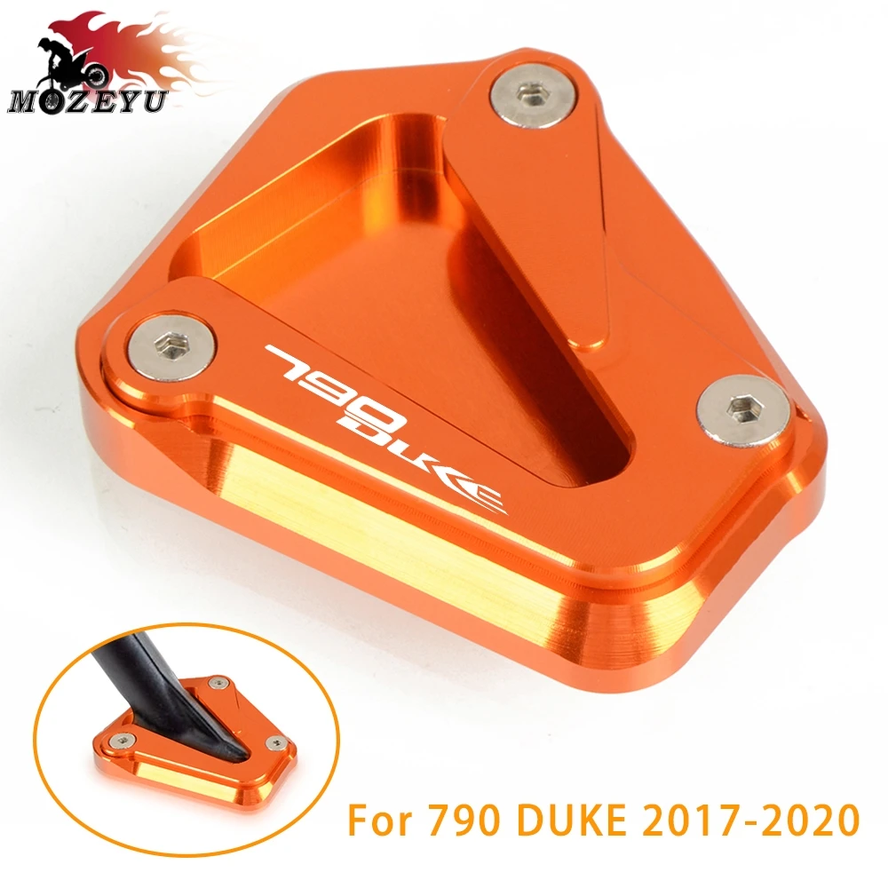 Мотоцикл с ЧПУ подставки подножка сбоку Pad расширение для KTM 790 Duke 790Duke2017 боковина расширитель Запчасти