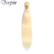 Aliexpress - Deepin  Hair Straight 613 Blonde Bundles Hair Malaysia 100% Human Hair Bundles Non-Remy For Women Hair Extension