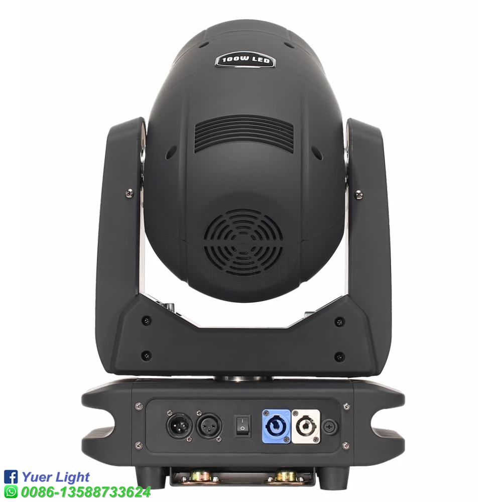 Светодиодный 100 Вт Луч точечный светодиодный светильник DMX512 движущаяся головка светильник Профессиональный DJ Бар вечерние шоу сценический эффект ночной Светильник СВЕТОДИОДНЫЙ сценический аппарат