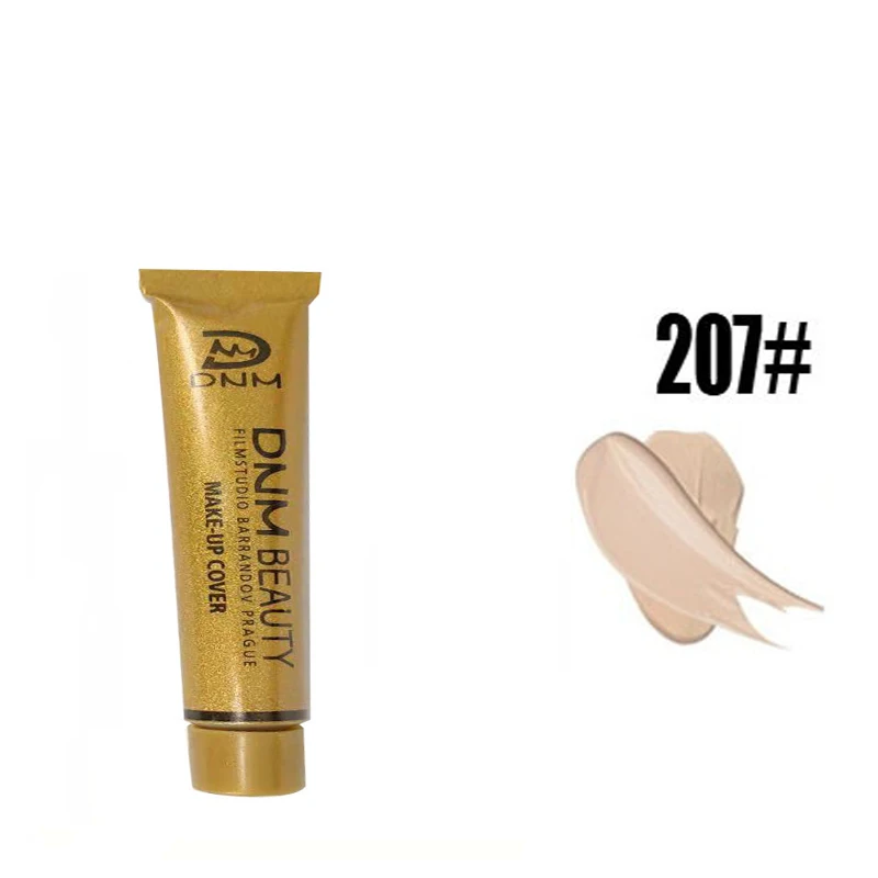 

14 Colors Small Gold Tube Concealer Foundation Cream Skin Tattoo Acne Mark Makeup Fundation