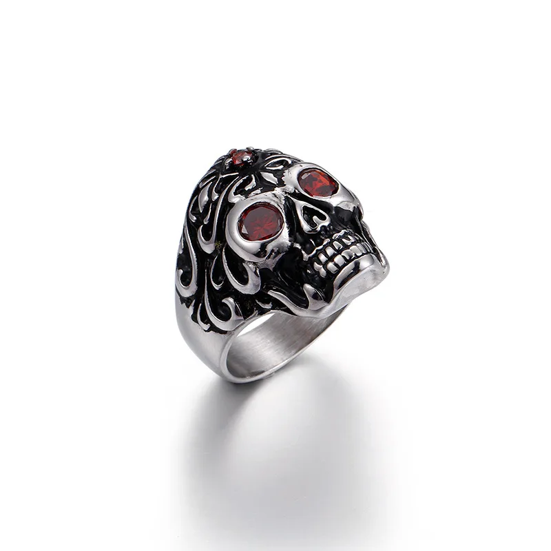 Мужское кольцо-Скелет из титановой стали | Украшения и аксессуары