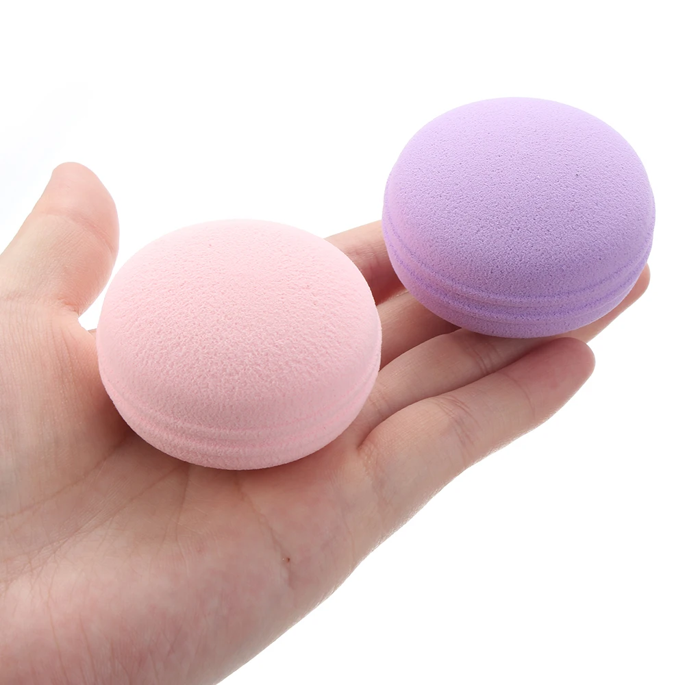 1 шт., спонж для макияжа, Macaron, крем для лица, BB, косметический, гладкий, пуховый, влажный, сухой, двойное использование, консилер, основа, красота, косметика, инструменты для макияжа