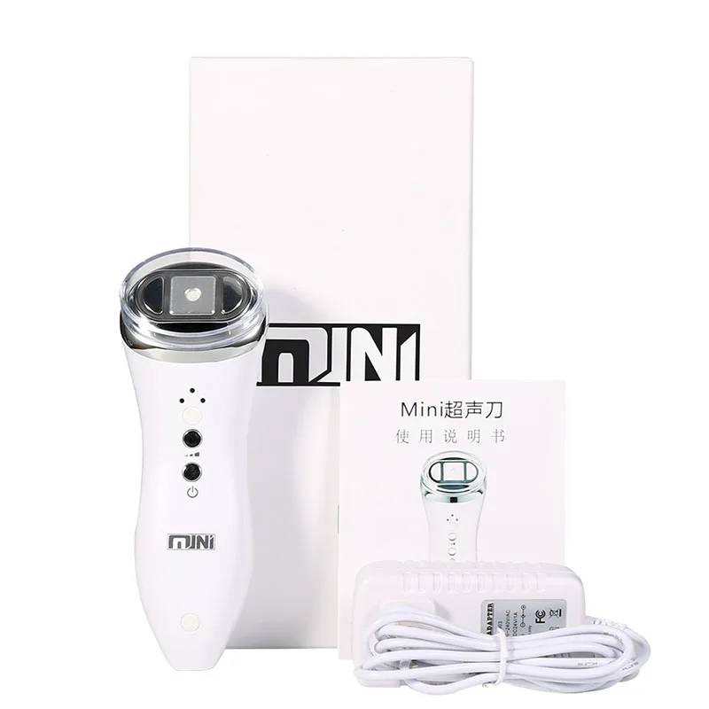 Have Gift Box Мини Hifu сфокусированный ультразвук биполярный RF лифтинг лица машина для удаления морщин подтягивающий радиочастотный уход за кожей Инструменты - Цвет: Have Gift Box