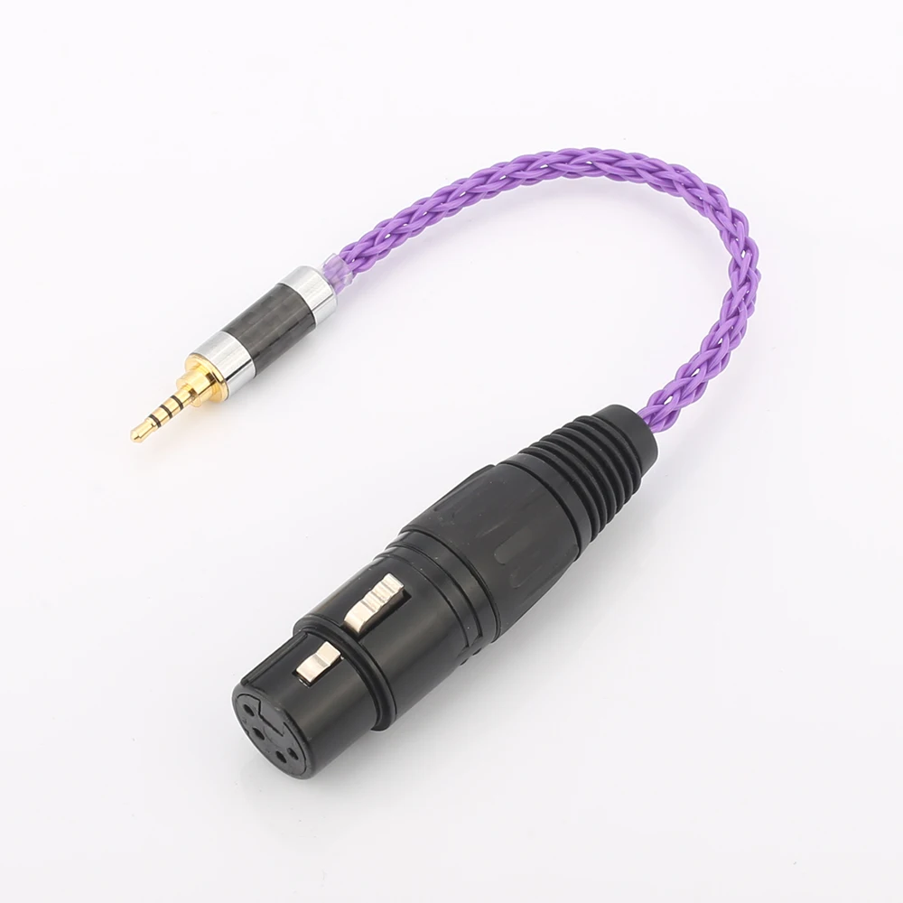Аудиокабель аудиоадаптера Audiocrast Hi-Fi 2 5 мм сбалансированный штекер-4-контактный XLR