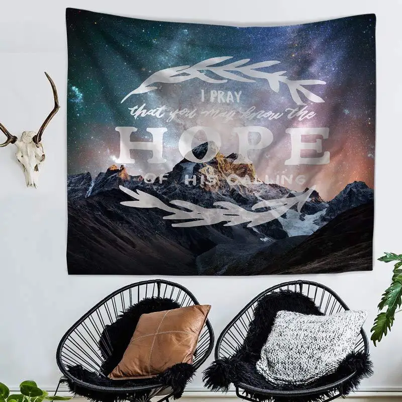 Zeegle Printed Landscape Wall Tapestry Yoga Mat Textiles Home Decor Curtain Soft Beach Thrown Towel Table Cloth Sofa Chair Cover