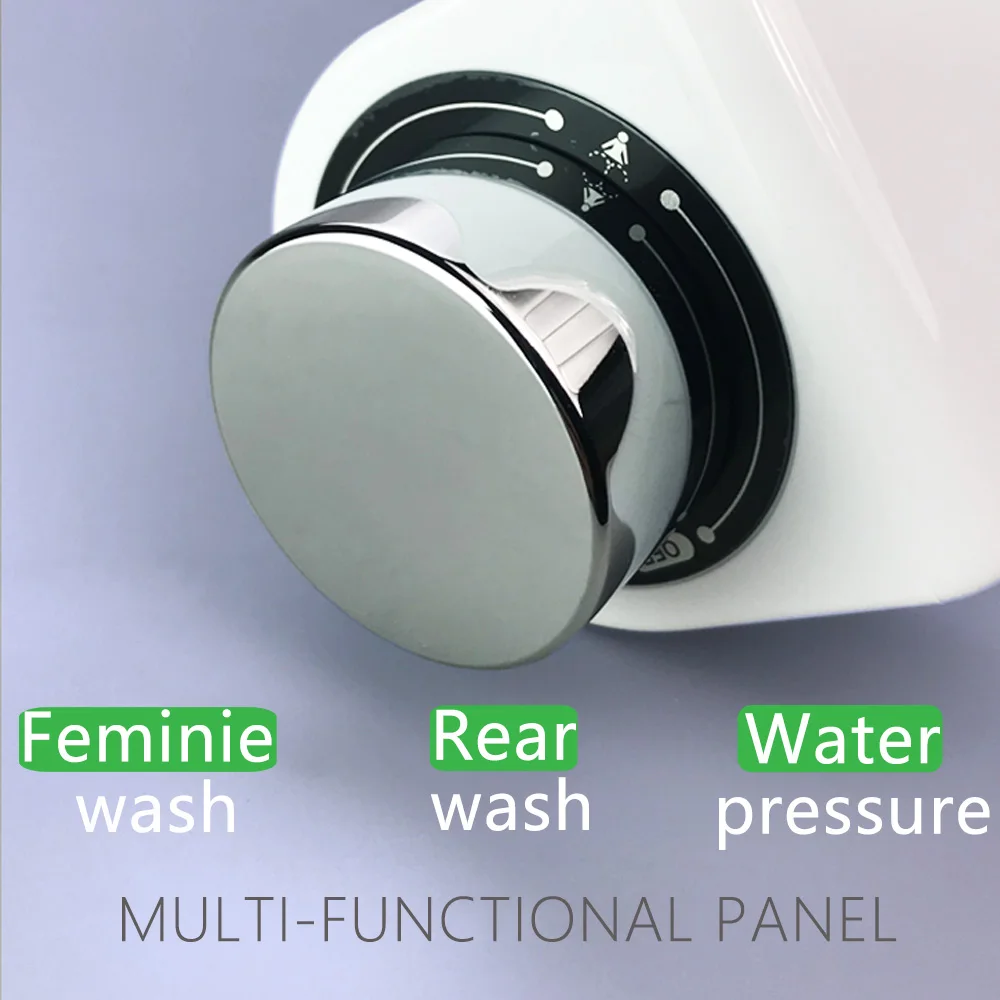 Small Bidet Toilet Seat Attachment Dual Nozzle Butt Cleaner Sprayer  Shattaf Japanese Non Electric Toilette Cover 4