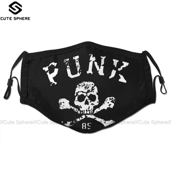 

Punk Mouth Face Mask Punk Facial Mask Cool Kawai with 2 Filters for Adult