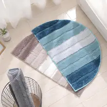 Коврик из микрофибры, мягкий коврик для ванной комнаты, противоскользящий водопоглощающий коврик для машинной стирки